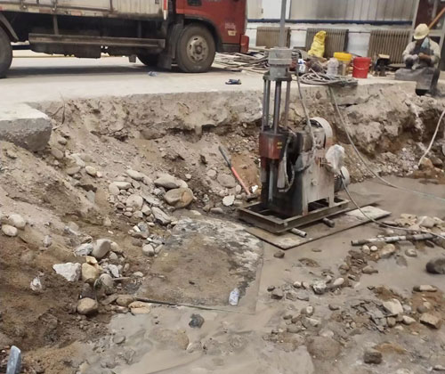 大名公路下沉压浆